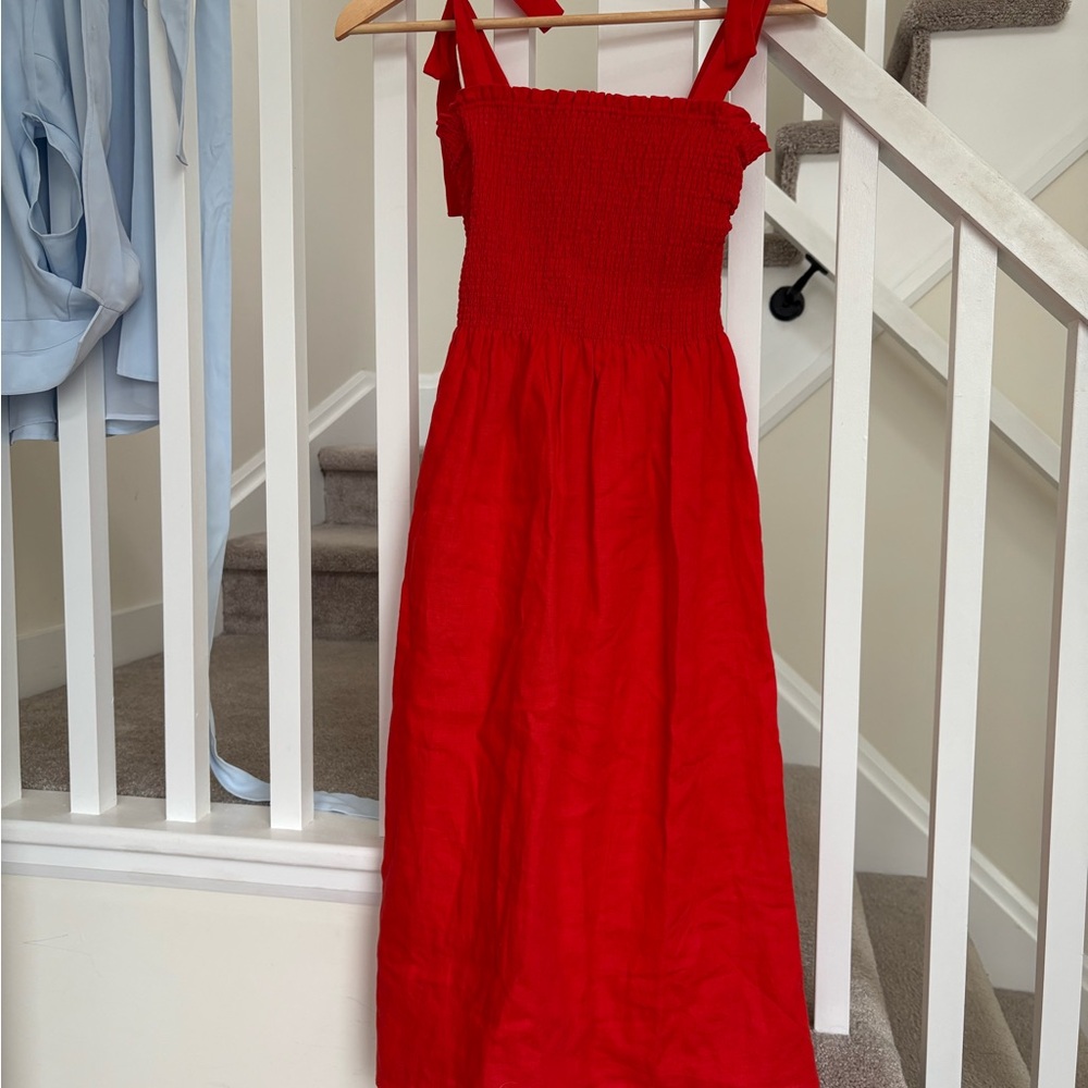 Wilfred Red Midi Dress